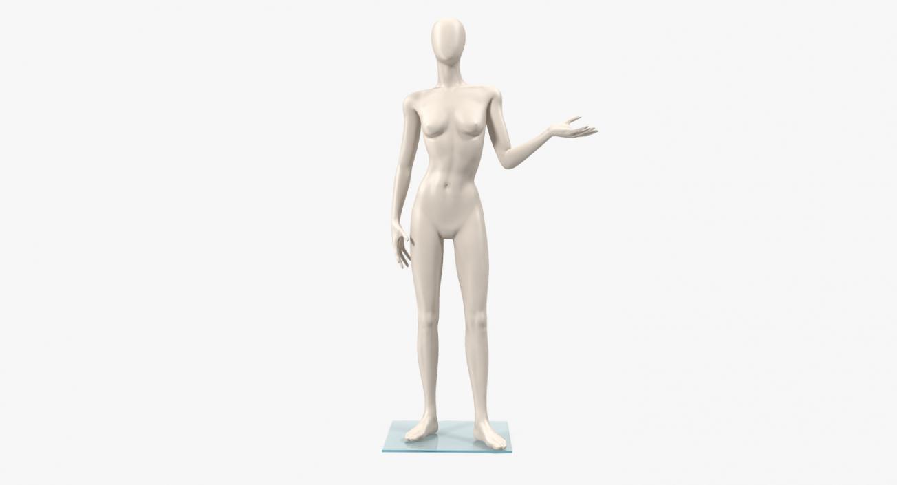 3D Rigged Mannequins Collection model