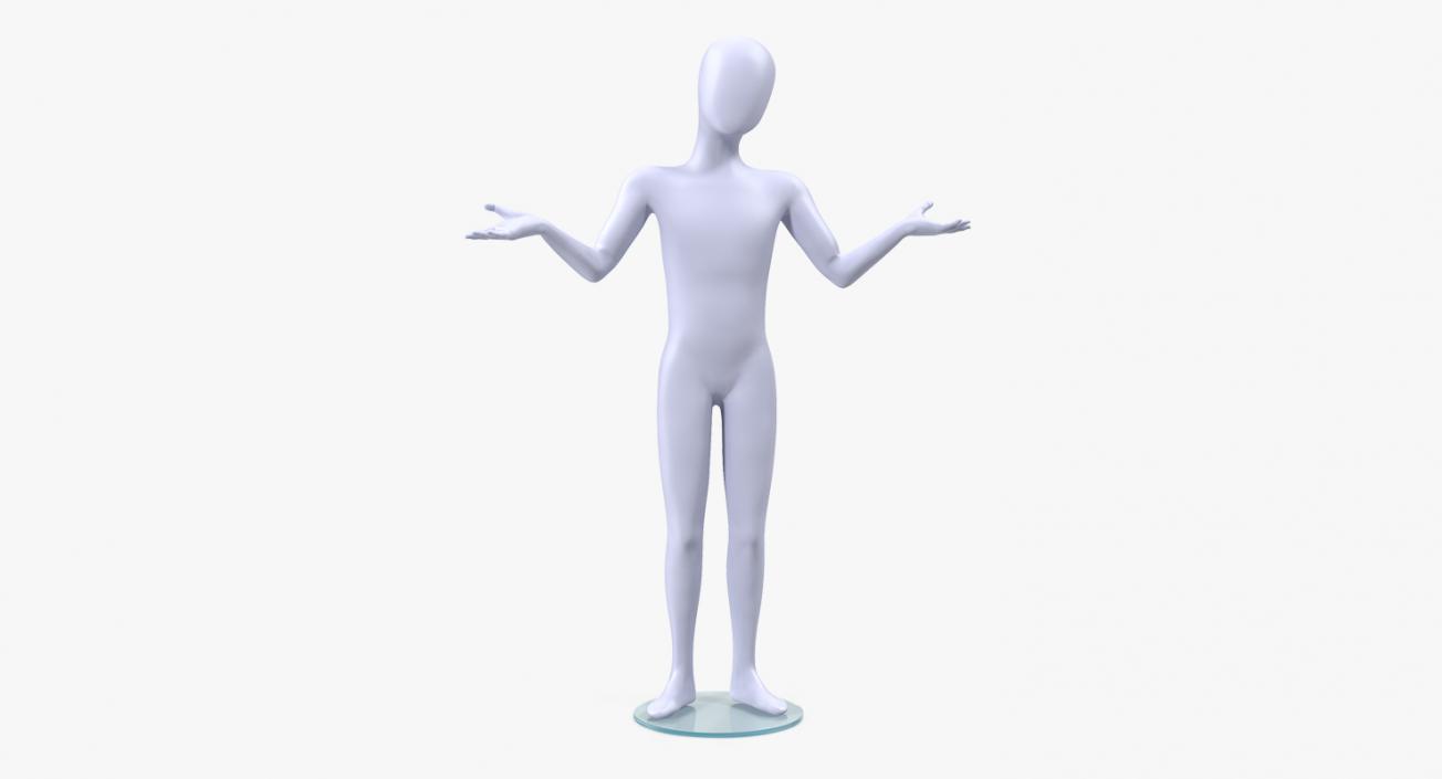 3D Rigged Mannequins Collection model