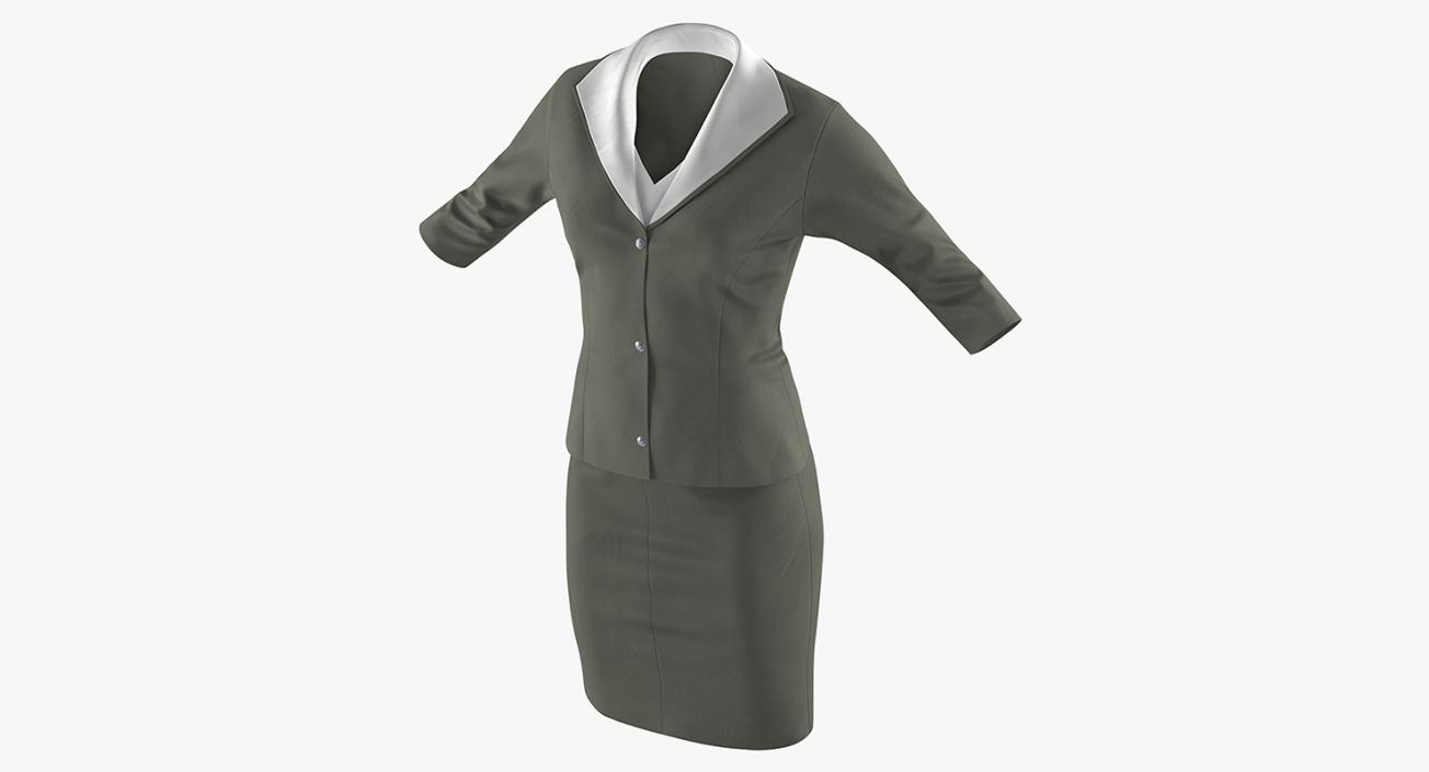 3D Women Skirt Suit