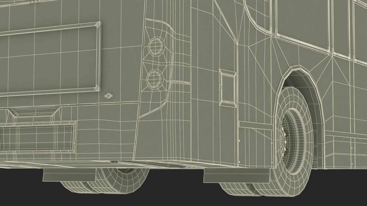 3D model Alexander Dennis Enviro400 Double Decker Bus Rigged for Maya