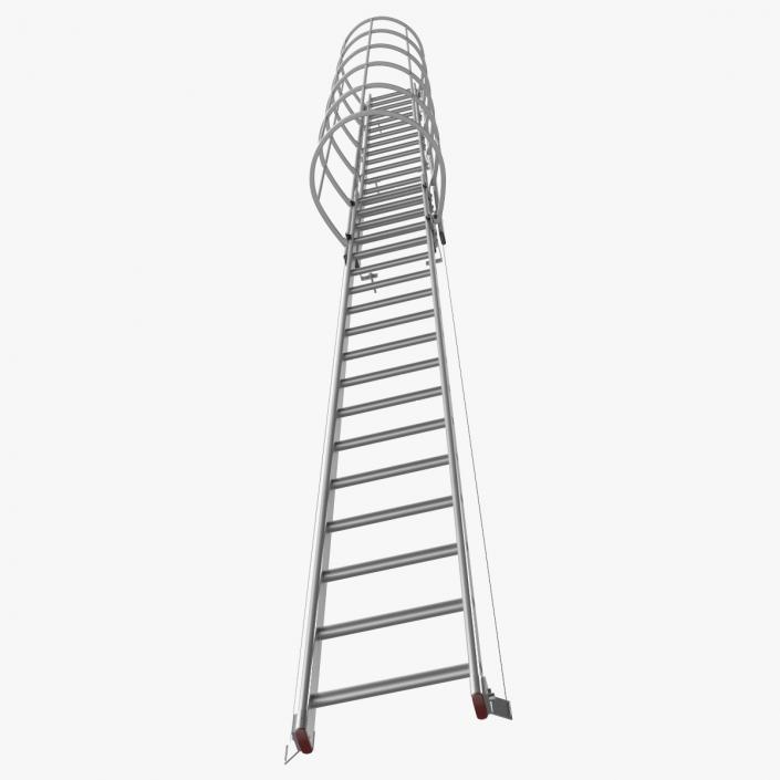 Fire Escape Dropdown Ladder 3D