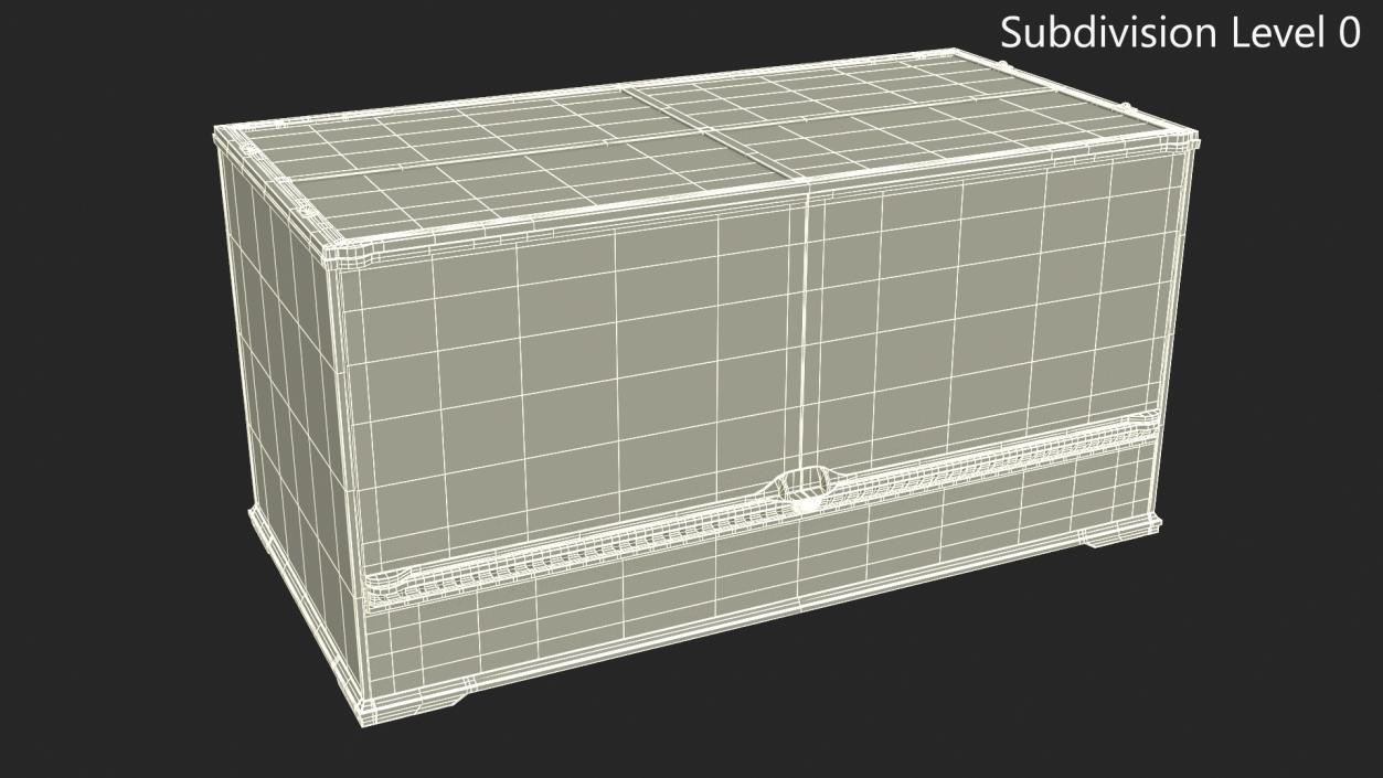 3D Exotic Plants Long Terrarium model