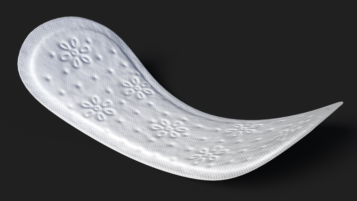 3D Curved Sanitary Napkin Pad