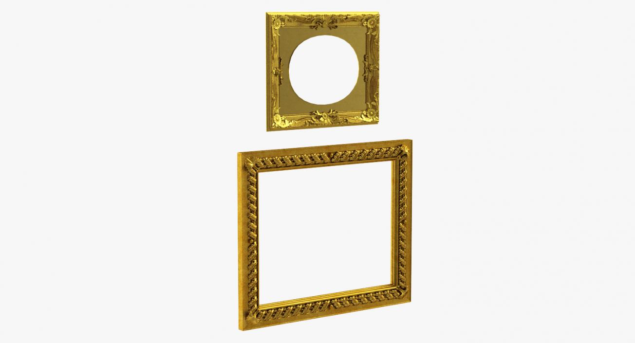 3D model Baroque Picture Frames Collection 3