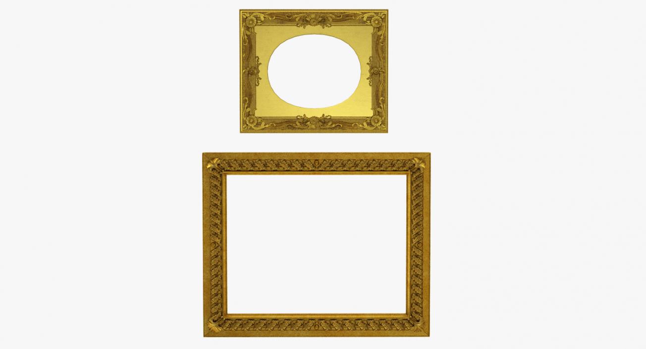 3D model Baroque Picture Frames Collection 3