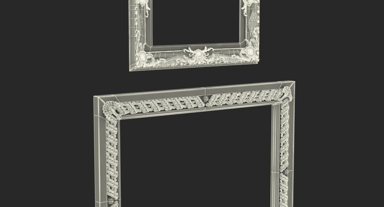 3D model Baroque Picture Frames Collection 3