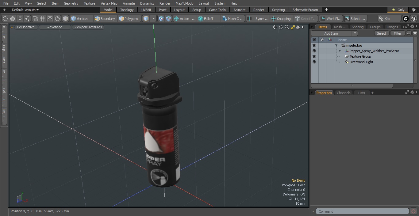 3D model Self Defence Pepper Spray