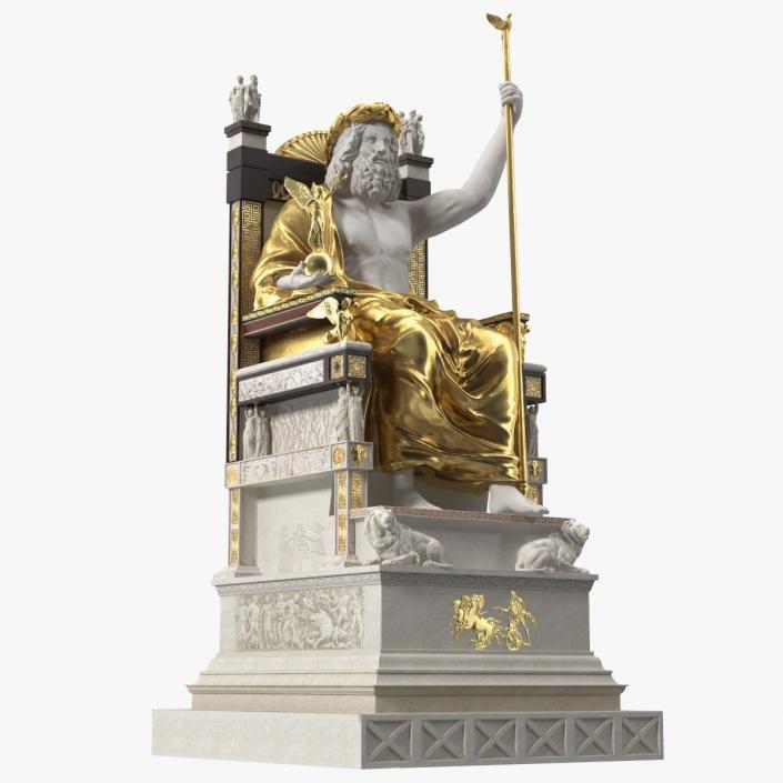 3D model Statue of Zeus at Olympia