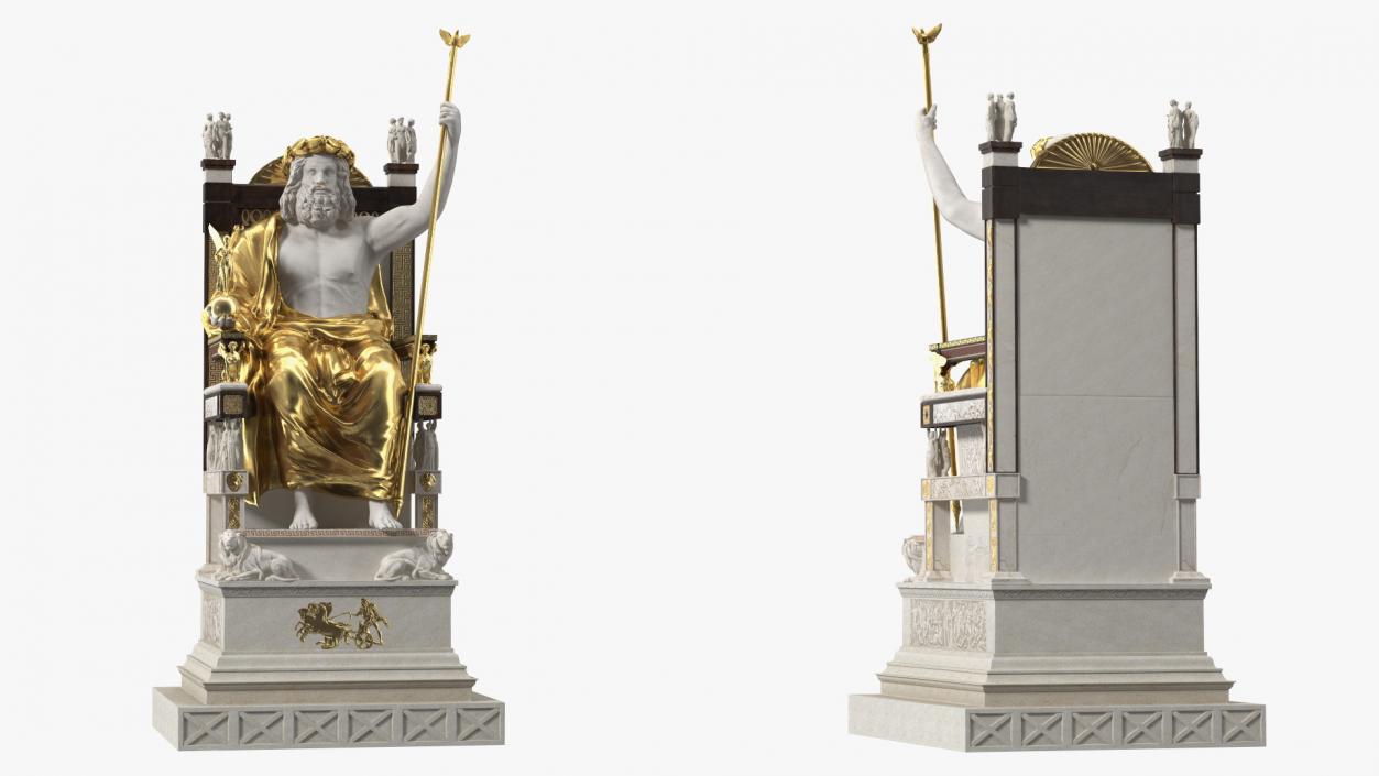 3D model Statue of Zeus at Olympia