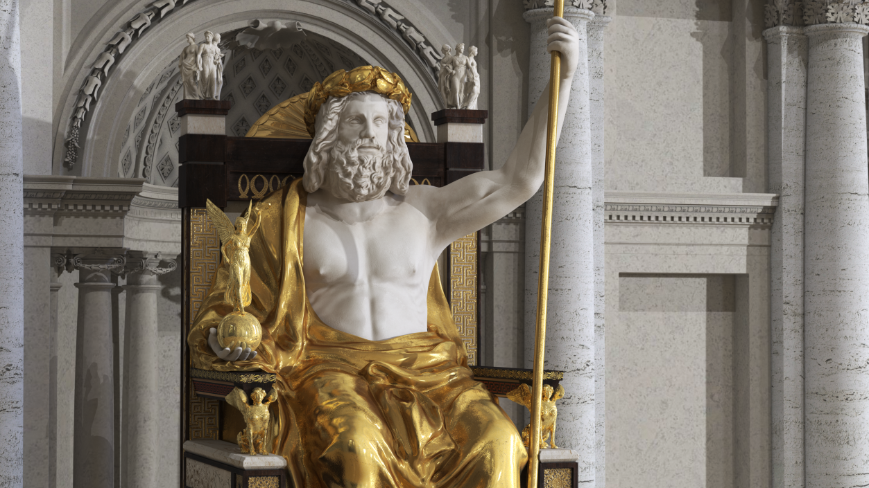 3D model Statue of Zeus at Olympia