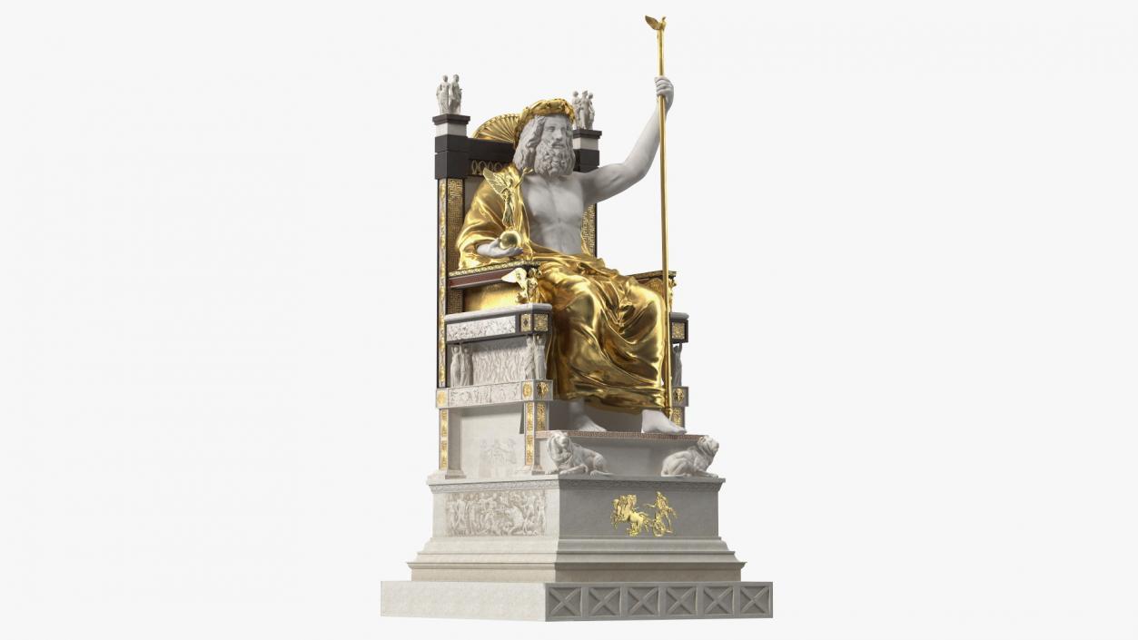 3D model Statue of Zeus at Olympia