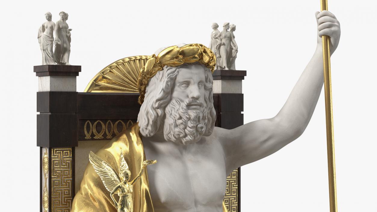 3D model Statue of Zeus at Olympia