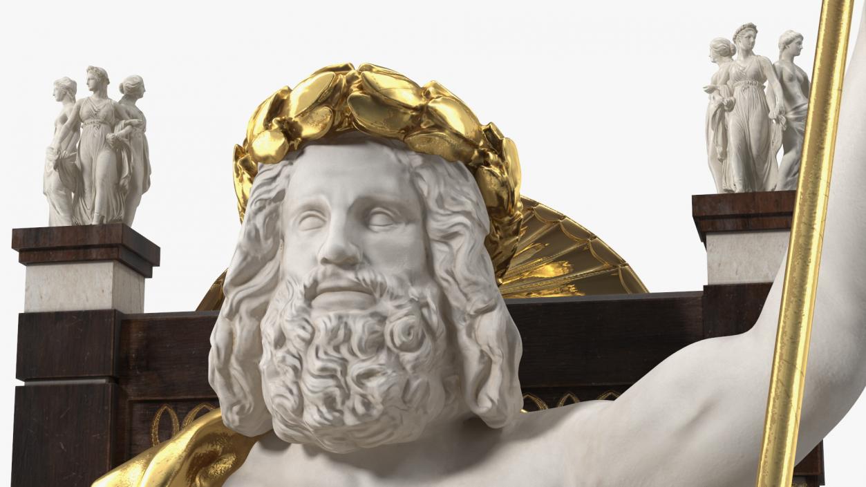 3D model Statue of Zeus at Olympia