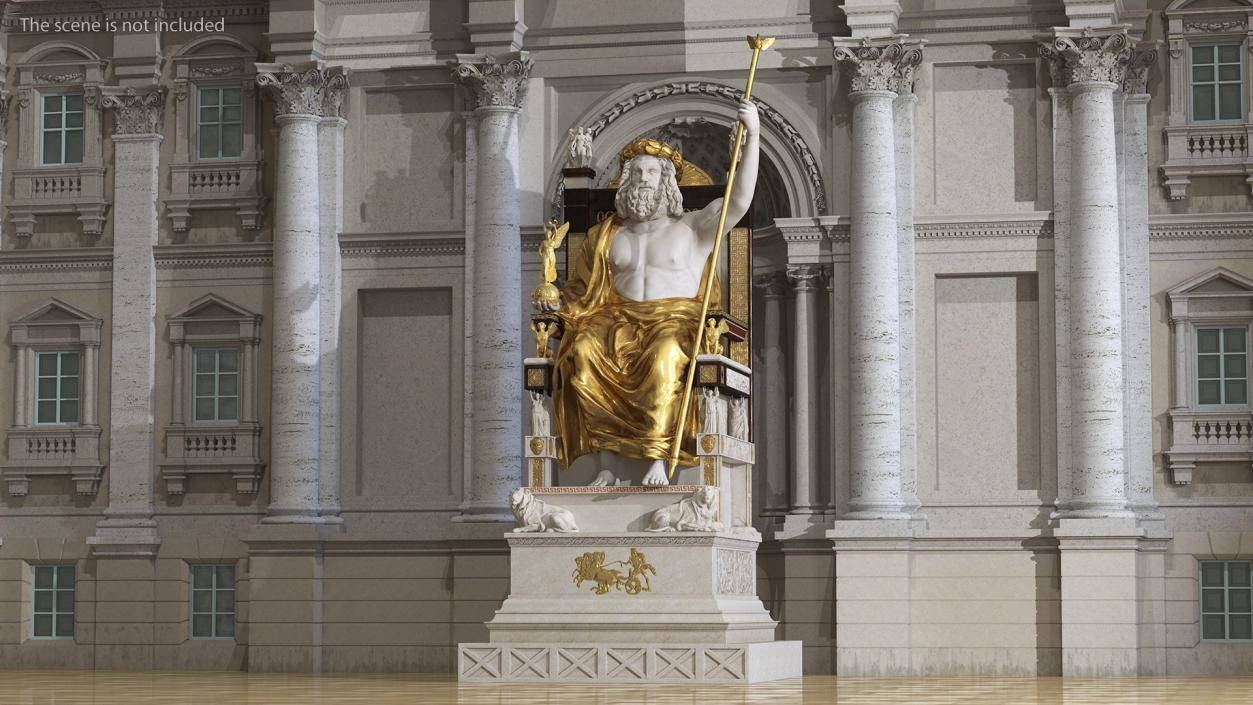 3D model Statue of Zeus at Olympia