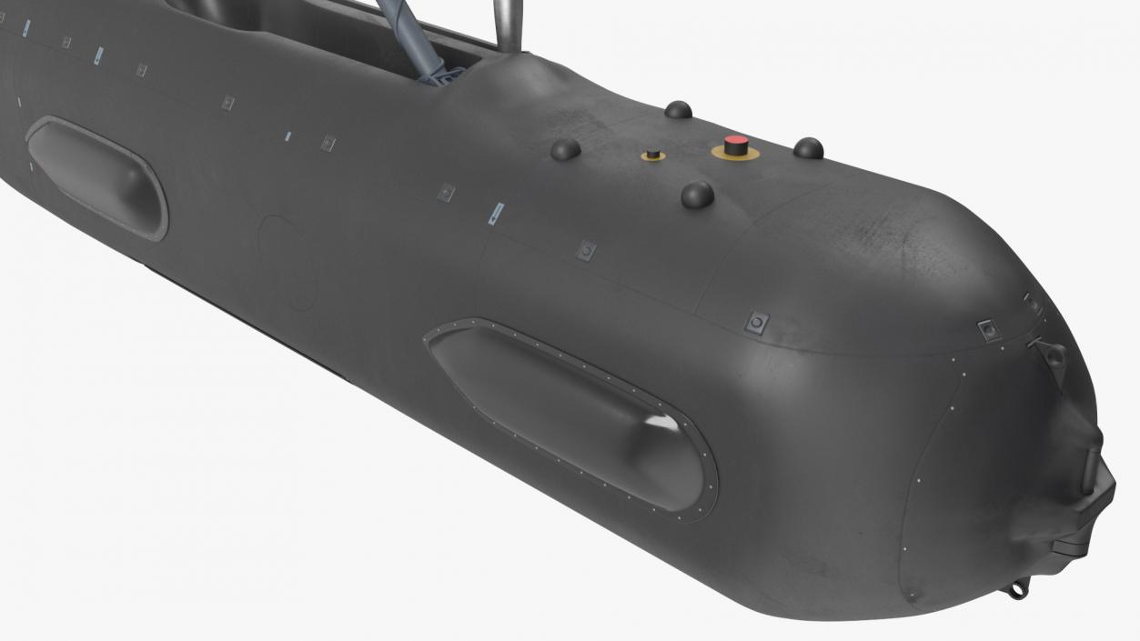 3D Boeing Orca AUV with Raised Antennas 2 model