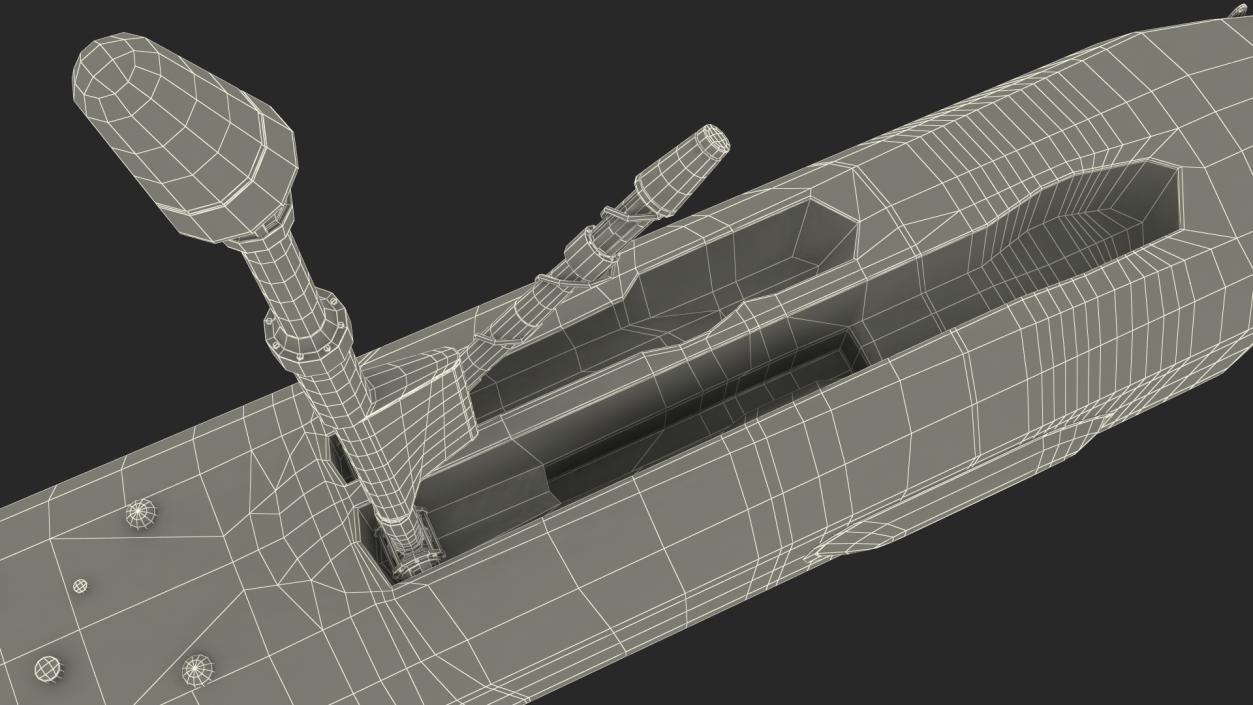 3D Boeing Orca AUV with Raised Antennas 2 model