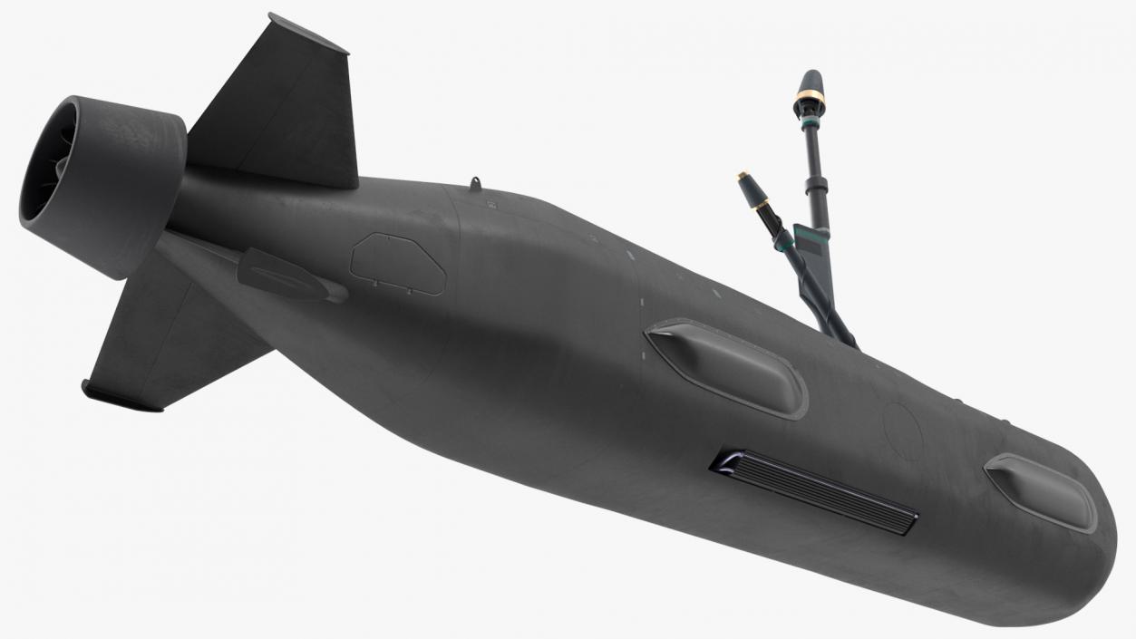 3D Boeing Orca AUV with Raised Antennas 2 model