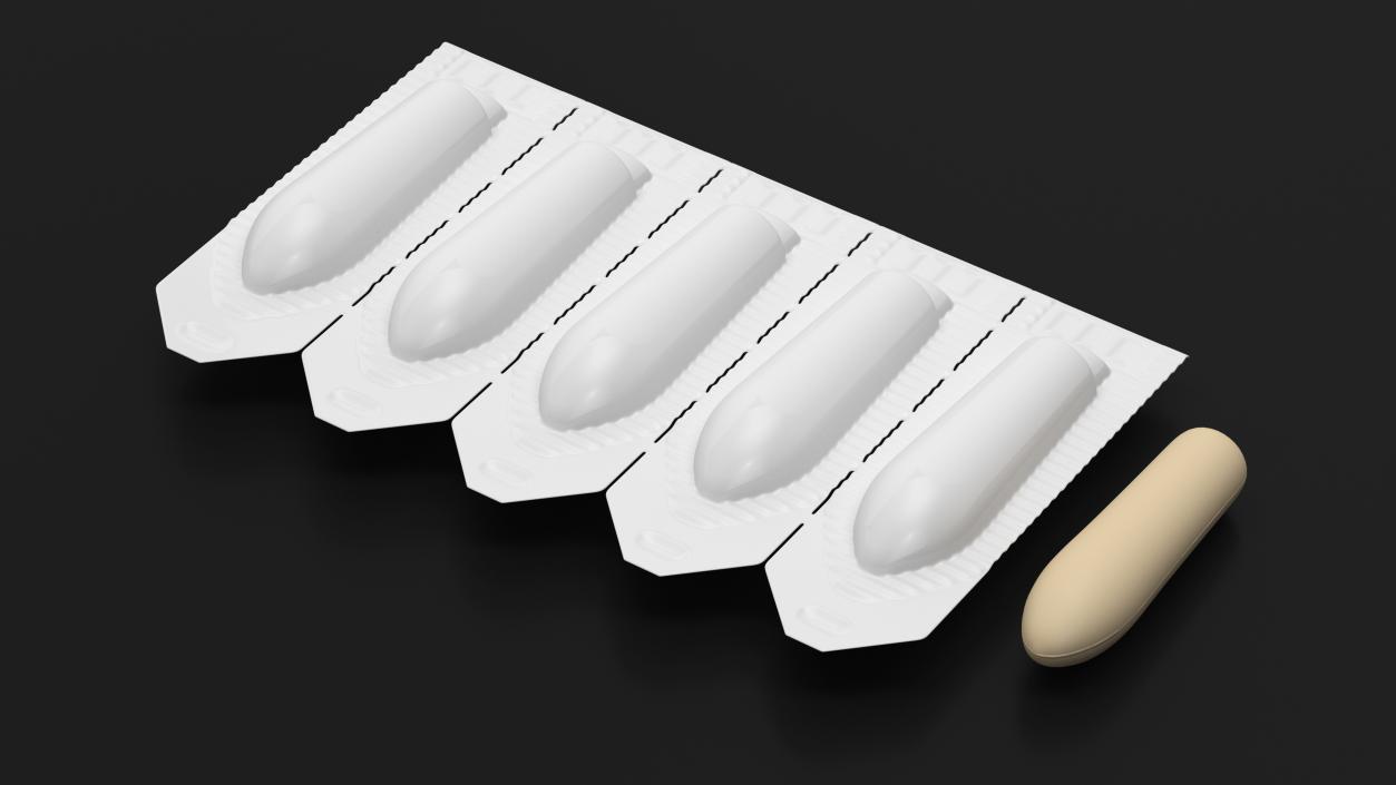 Pills Packs Collection 4 3D model