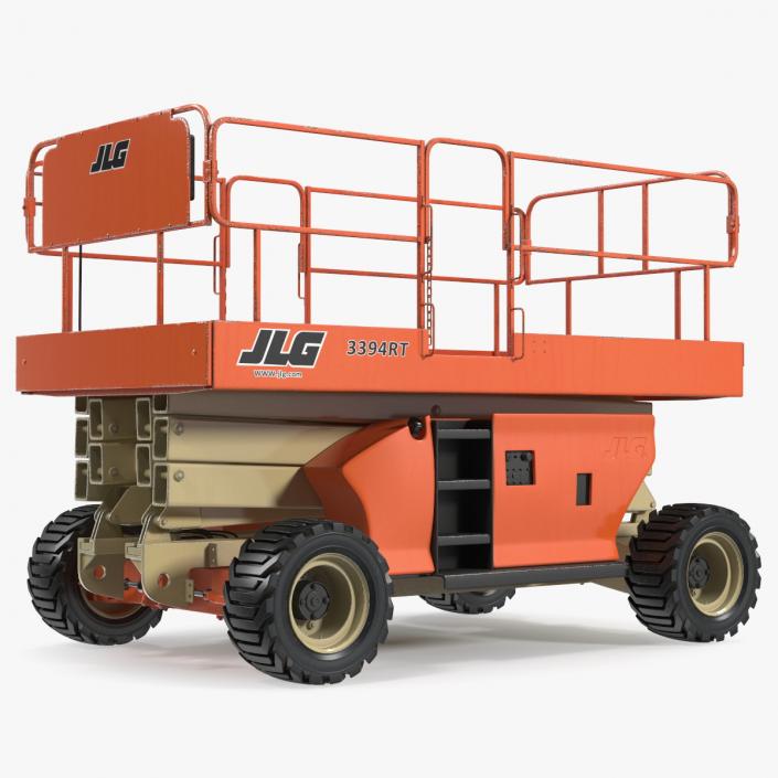 3D JLG 3394RT Scissor Lift model