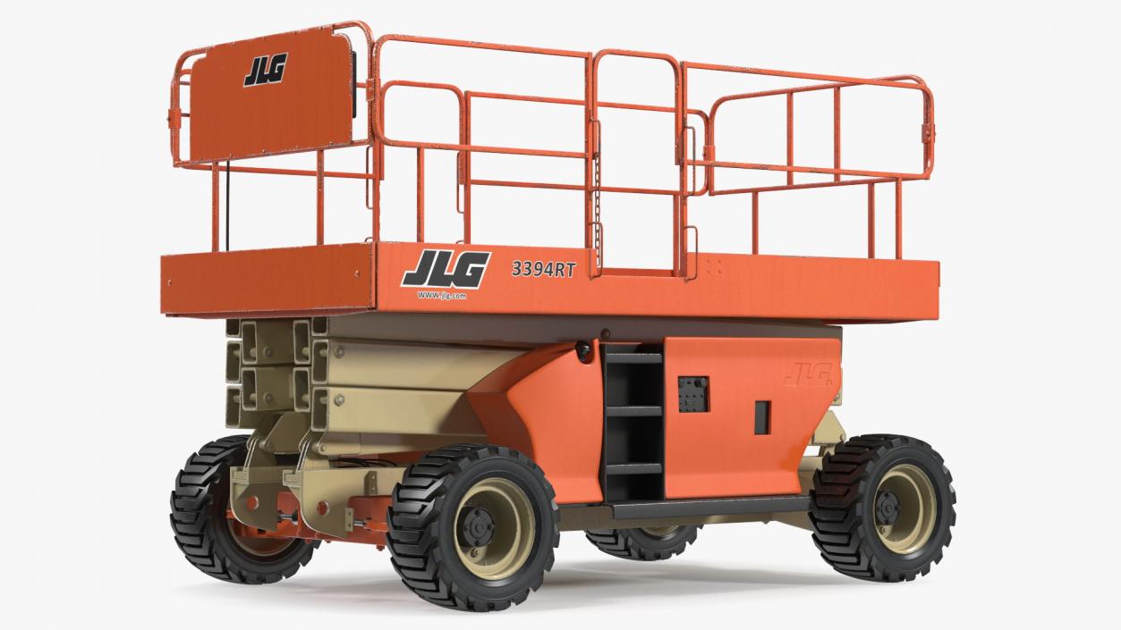 3D JLG 3394RT Scissor Lift model