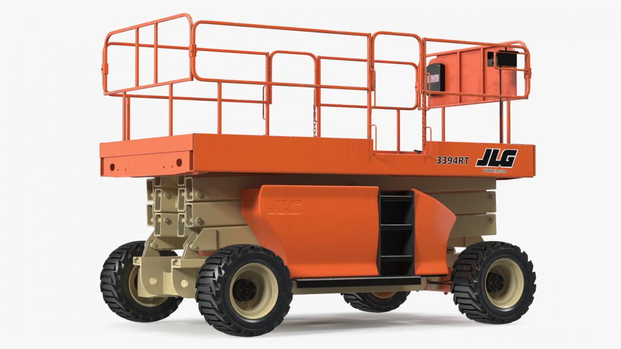 3D JLG 3394RT Scissor Lift model