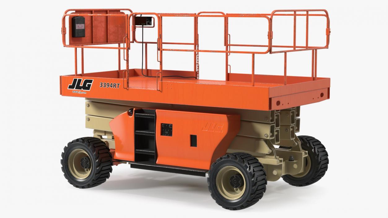 3D JLG 3394RT Scissor Lift model