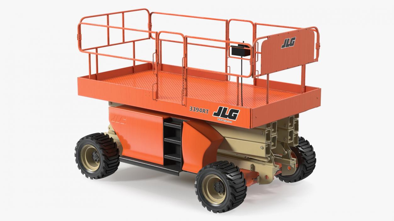 3D JLG 3394RT Scissor Lift model