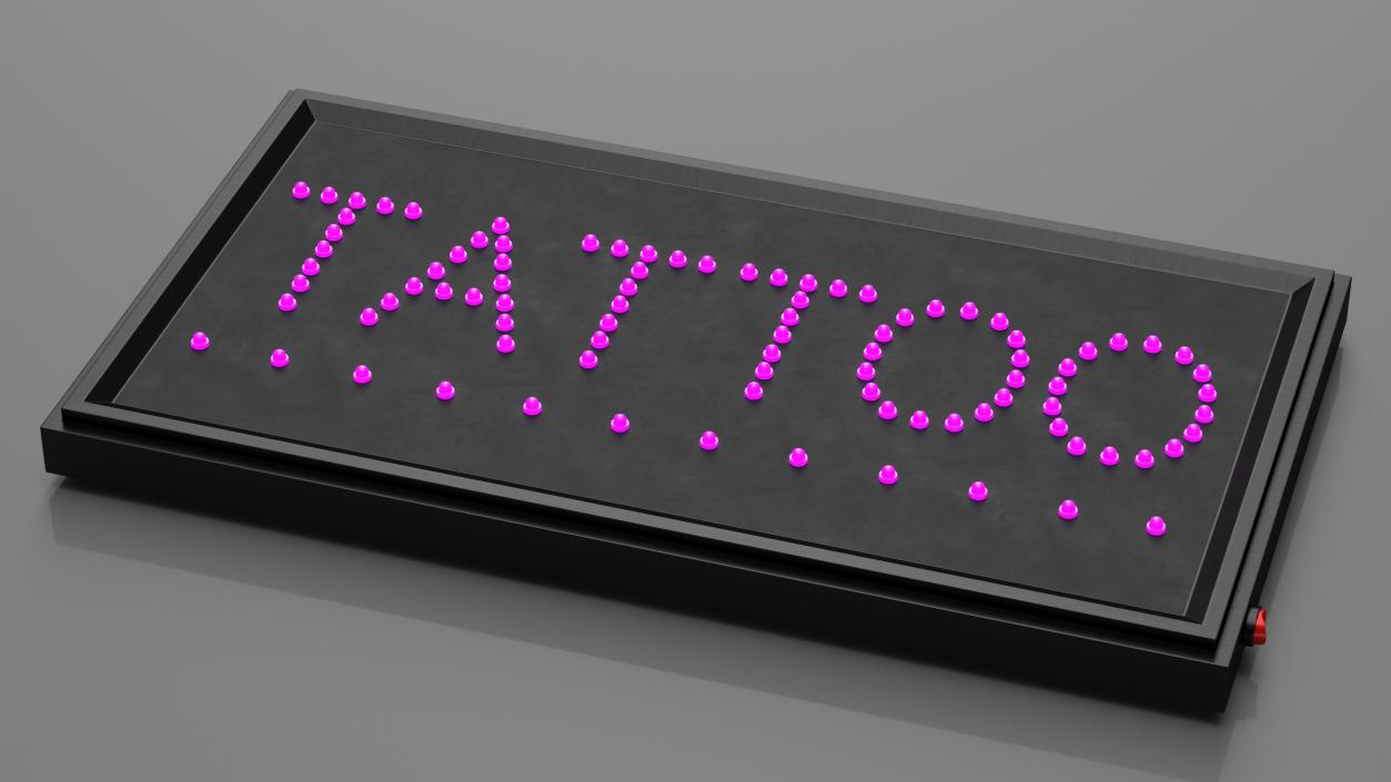 3D model Light Sign Boards Collection 4