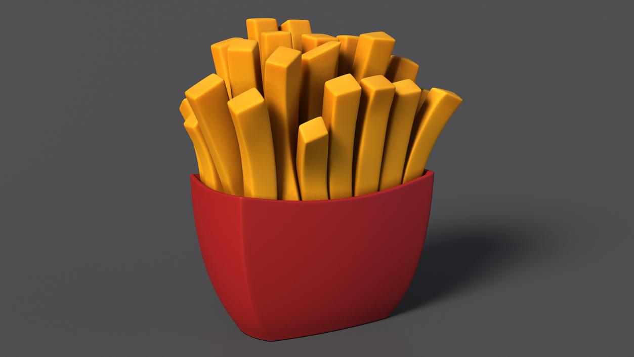 Cartoon Potato 3D model