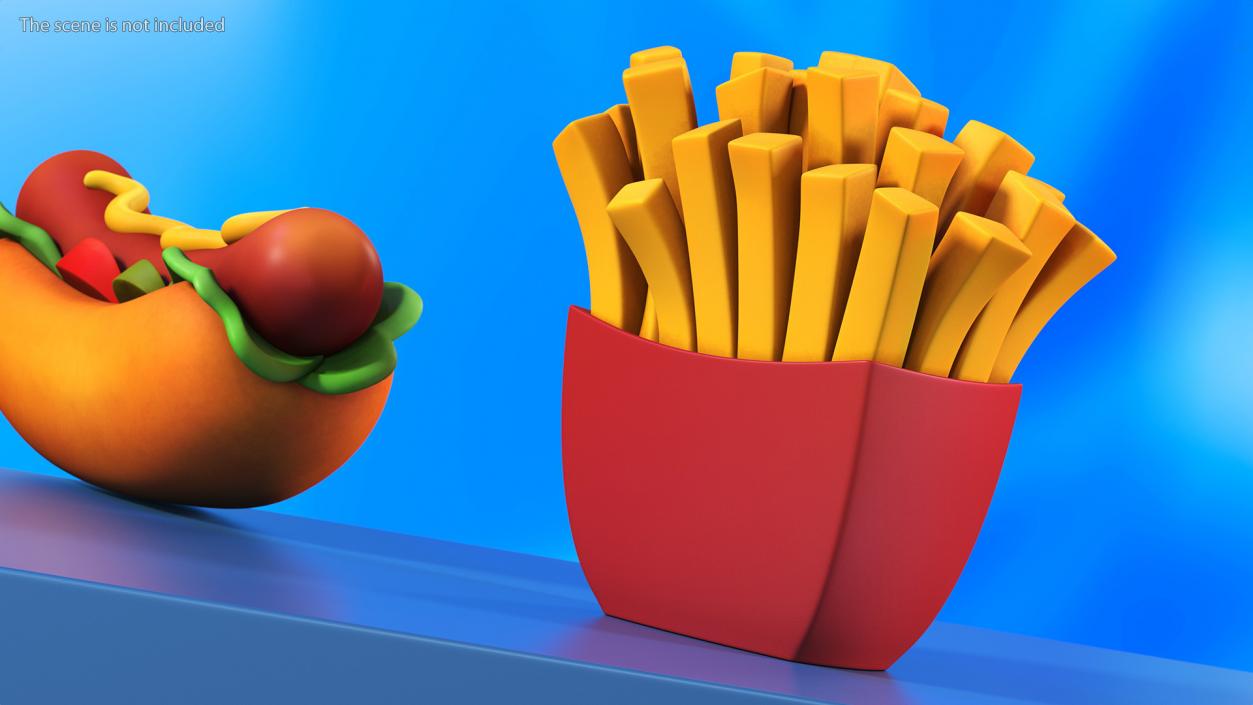 Cartoon Potato 3D model