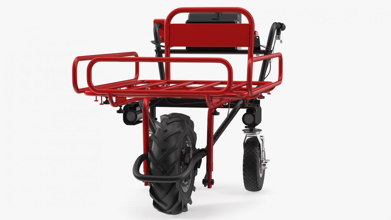 3D Battery Powered Wheelbarrow with Pipe Frame model