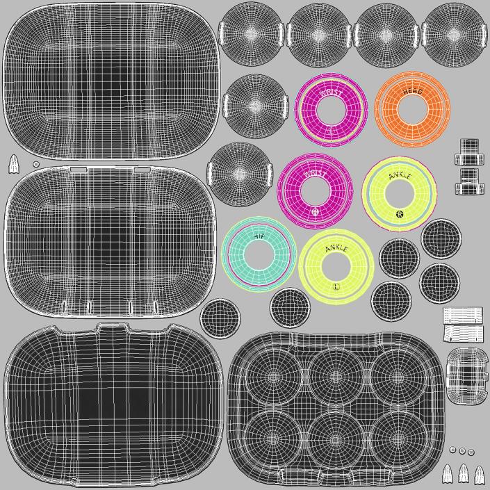 Sony Mocopi Body Tracking Full Kit 3D model