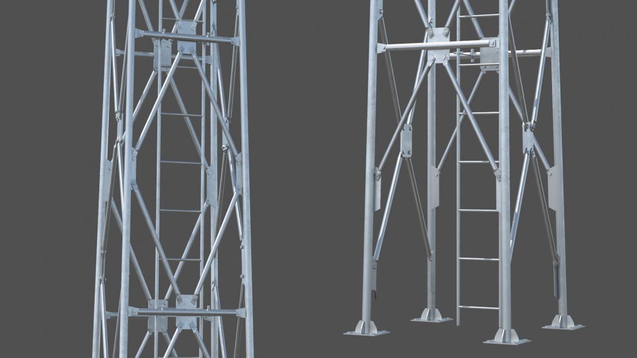 Spotlights Lighting Tower Illuminated 3D