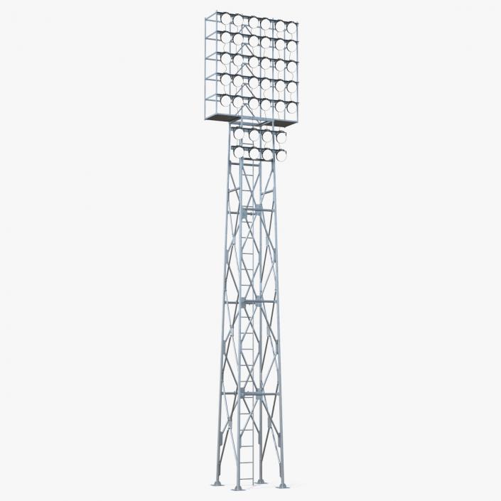 Spotlights Lighting Tower Illuminated 3D