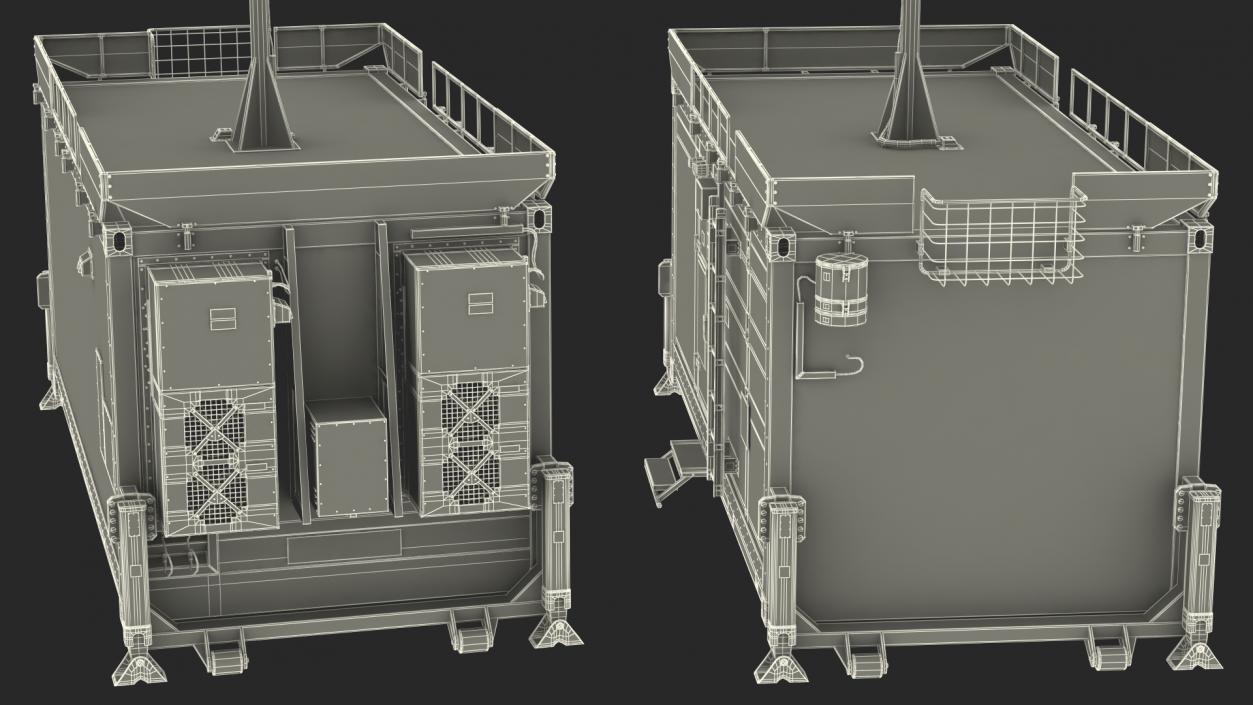 3D model Iron Dome Battle Management Control Unit