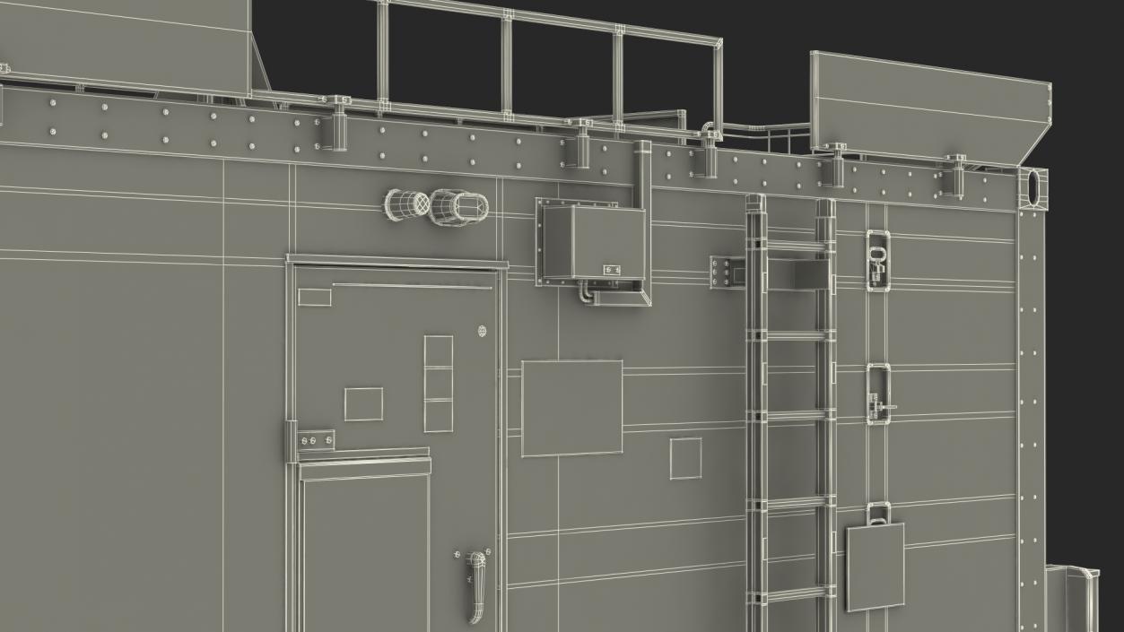 3D model Iron Dome Battle Management Control Unit