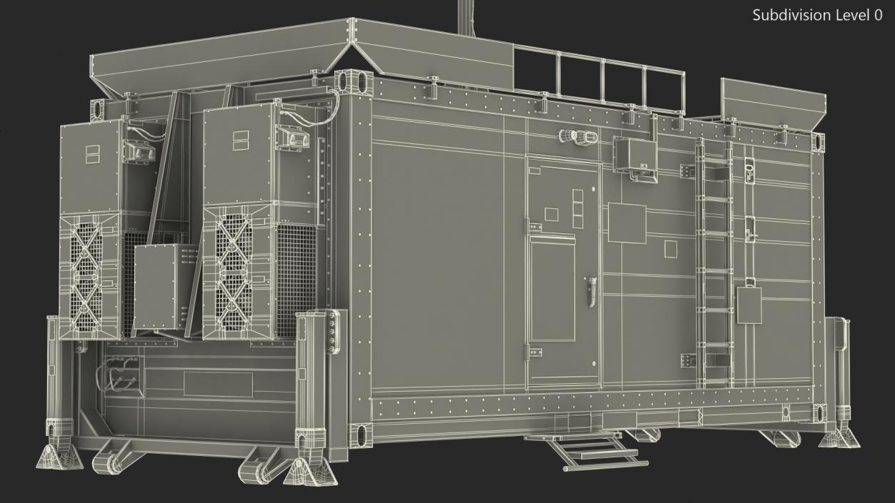 3D model Iron Dome Battle Management Control Unit