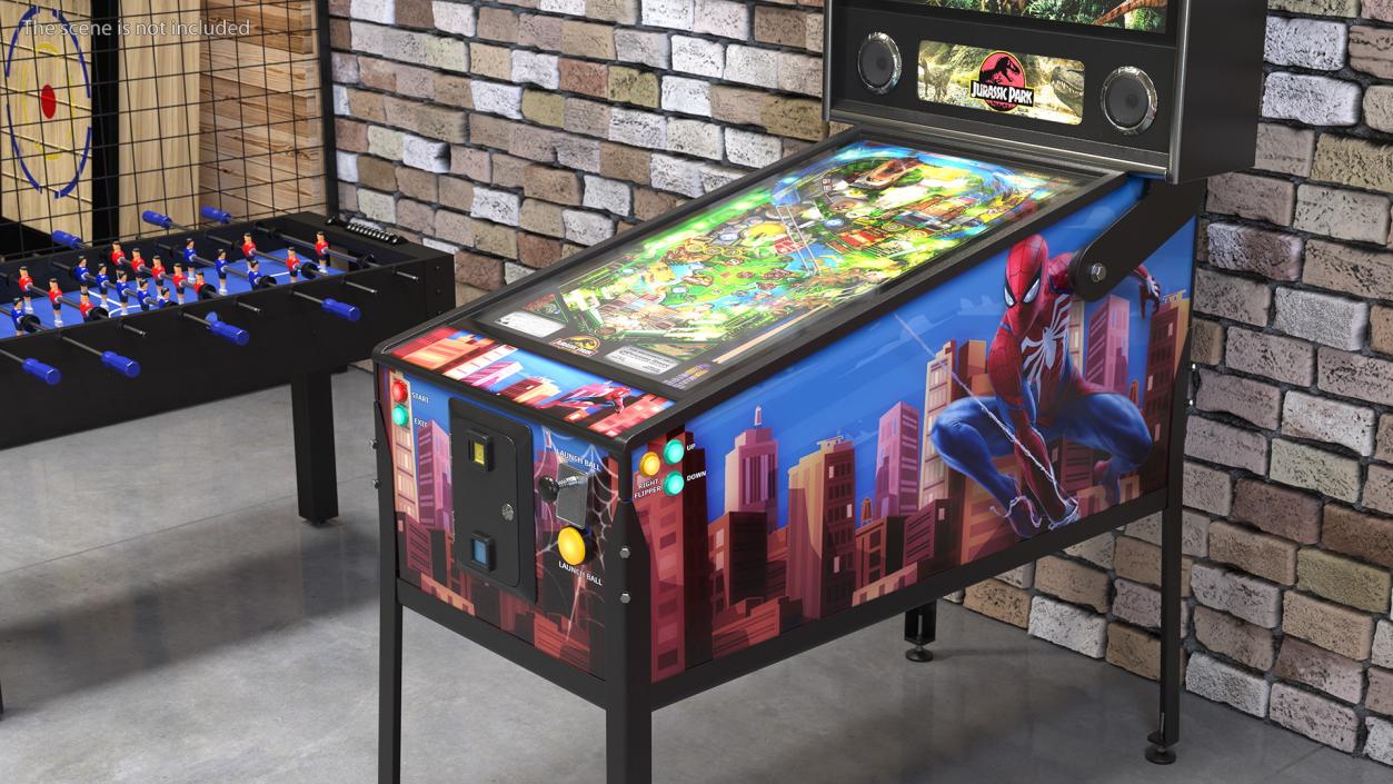 Jurassic Park Virtual Pinball Machine 3D