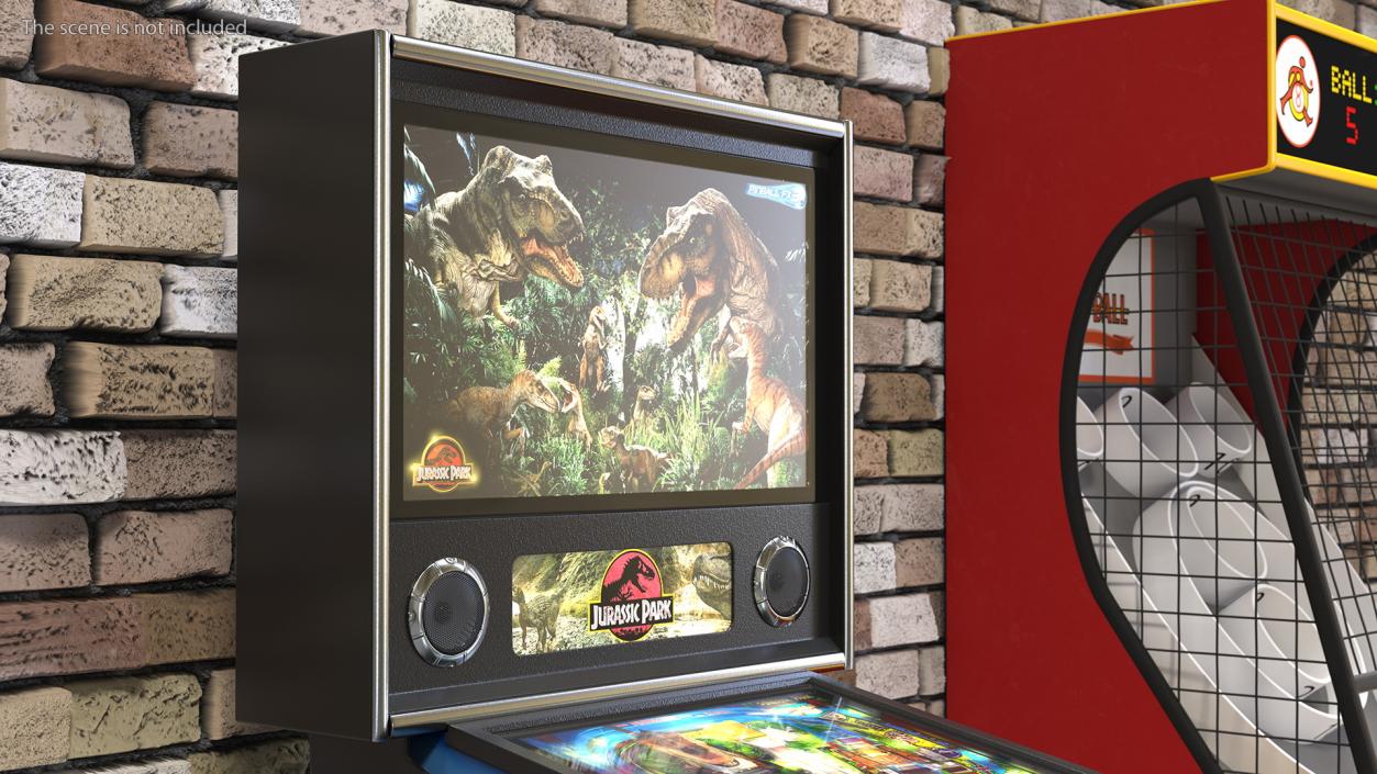 Jurassic Park Virtual Pinball Machine 3D