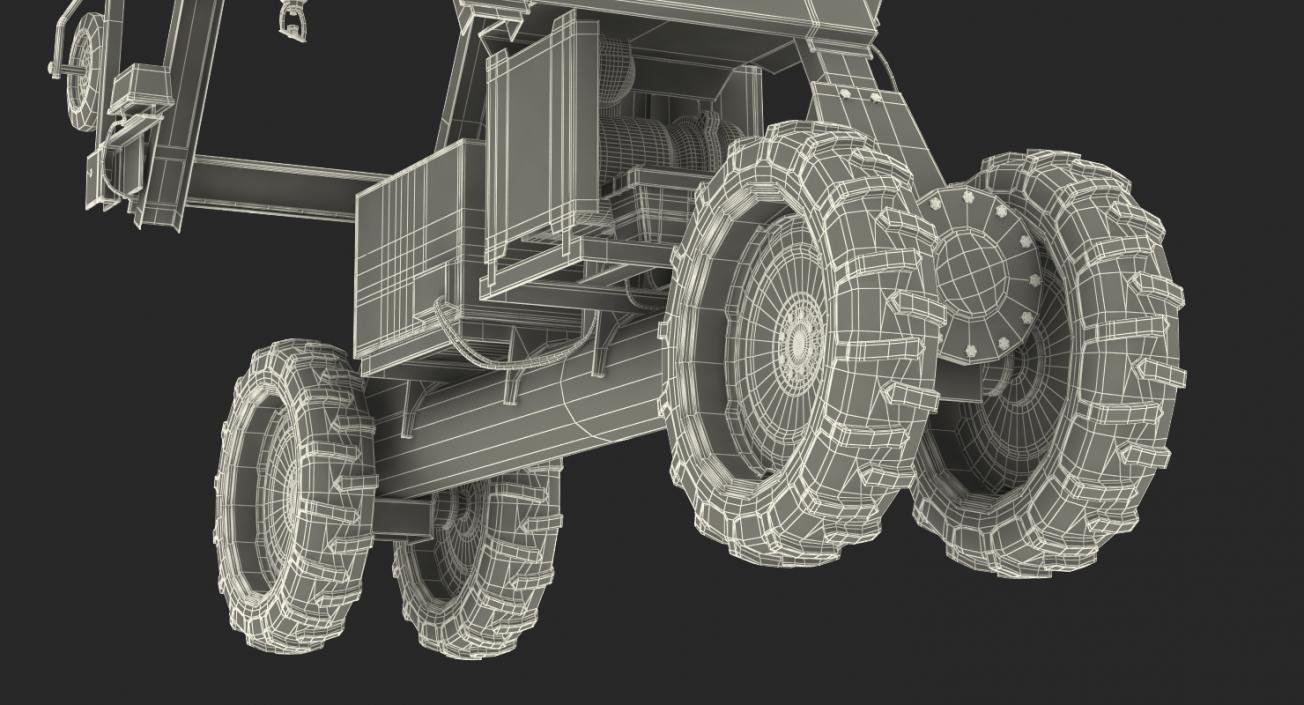 3D Four Wheel Lateral Move Irrigation System