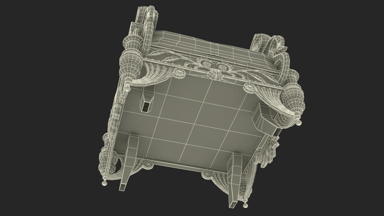 3D Classic Armchair 2 model