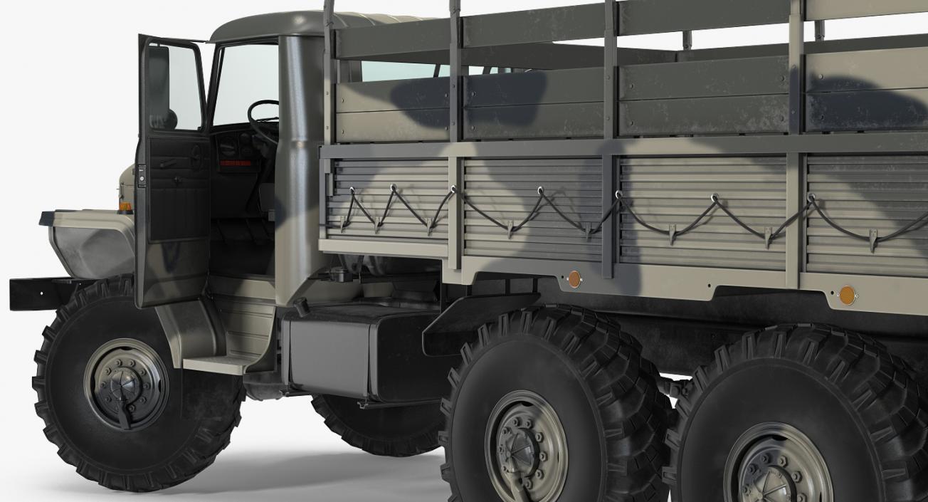 3D Military Truck URAL 4320 Rigged