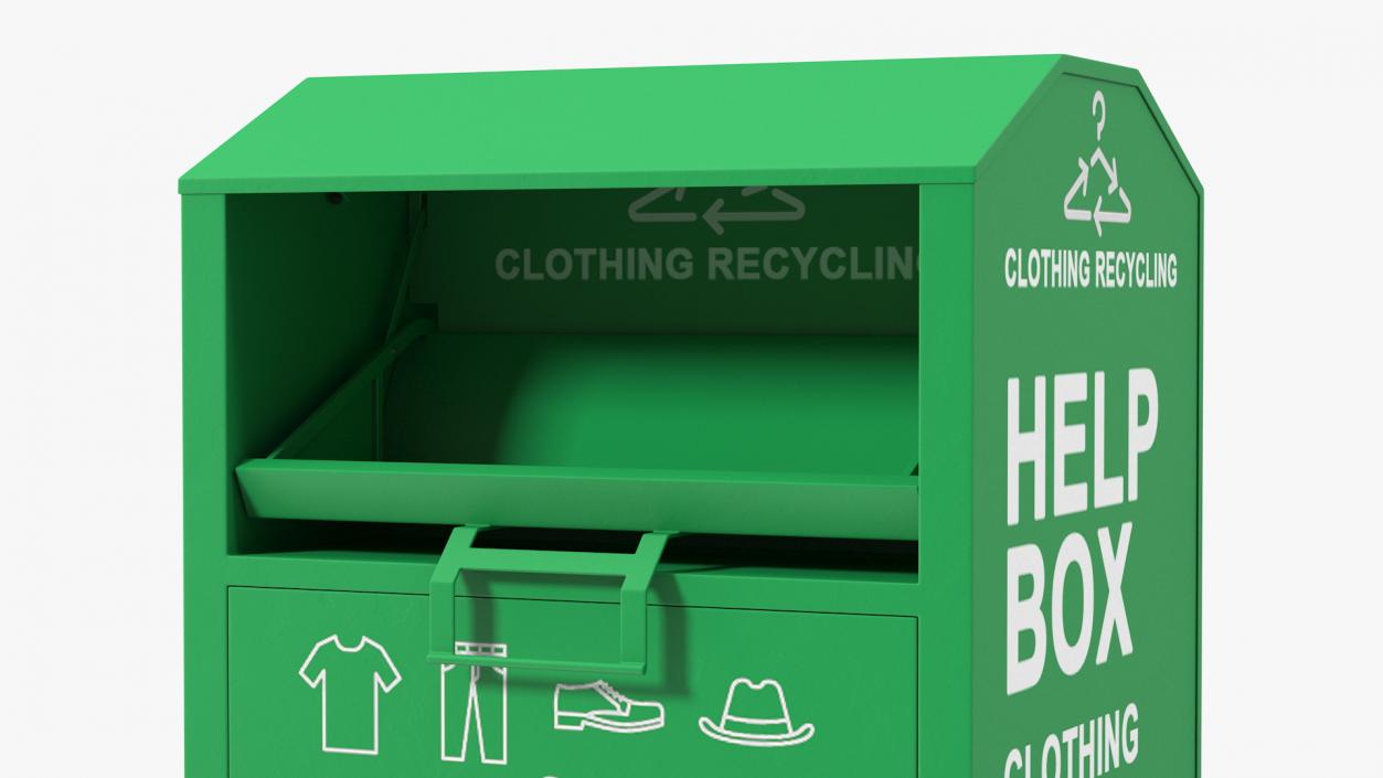 3D model Clothing Recycle Help Box