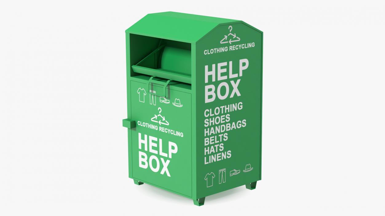 3D model Clothing Recycle Help Box