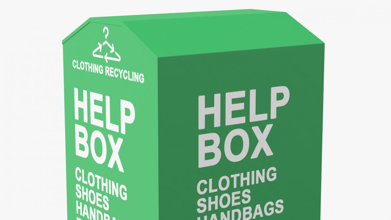 3D model Clothing Recycle Help Box