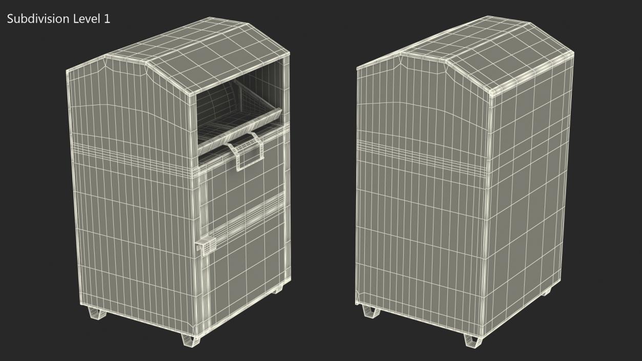 3D model Clothing Recycle Help Box