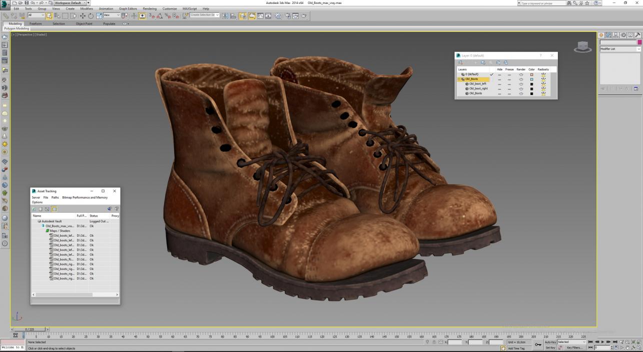 Old Boots 3D model