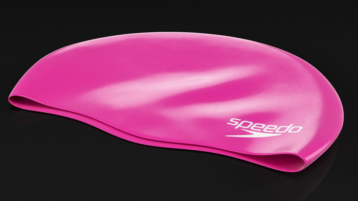 3D Speedo Waterproof Swim Cap Pink