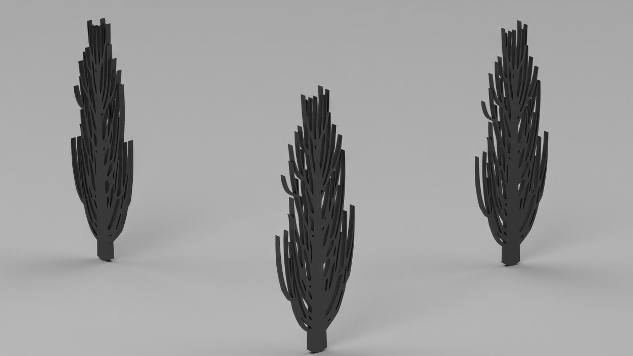 3D model Plant Silhouettes Collection 4