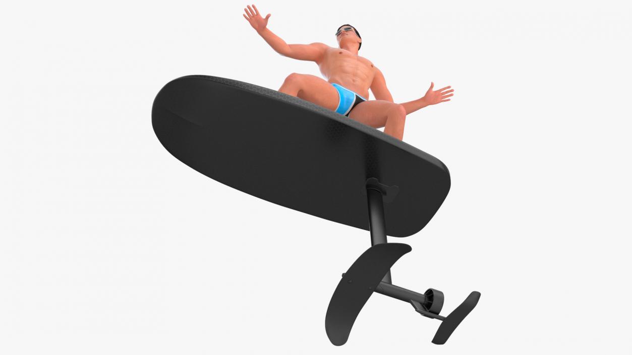 Man on Fliteboard 3D